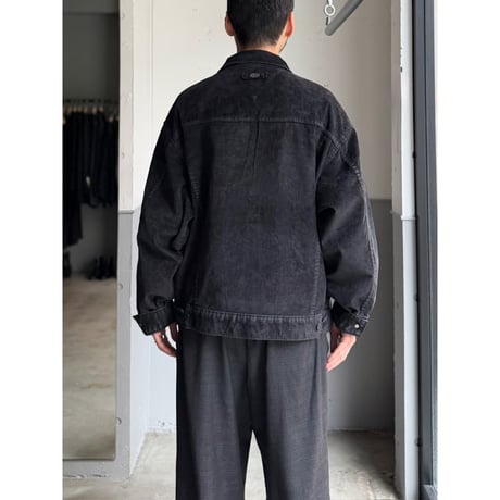 2000's CANADA MADE Cotton blend corduroy trucker jacket