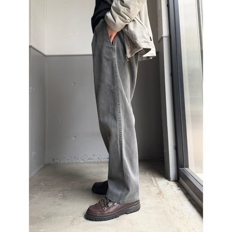 1990's "THE TERRITORY AHEAD" Faded cotton 3pocket relaxing pants
