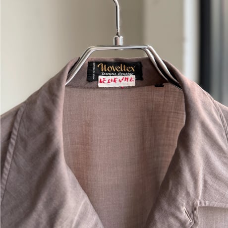 1970's FRANCE MADE Open collar short sleeve shirt