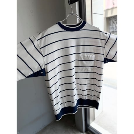 1980's "Jantzen SPORT" Stripe pattern Tee