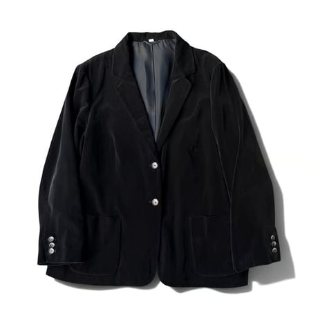 1990's Cotton Velvet Fabric Tailored Jacket