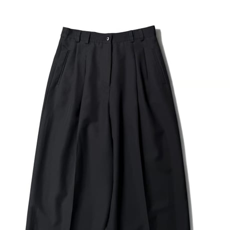 1980's-Early 1990's Extra wide silhouette 2tuck slacks pants