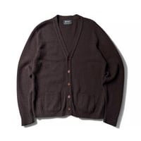 1980's "Jantzen" Brown color wool knit cardigan