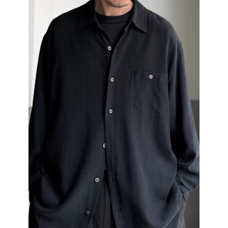 2000's Silk / Cotton fabric long sleeve shirt