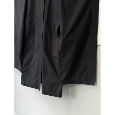 1980's-Early 1990's "Lauél" Cotton fabric overlapping long coat