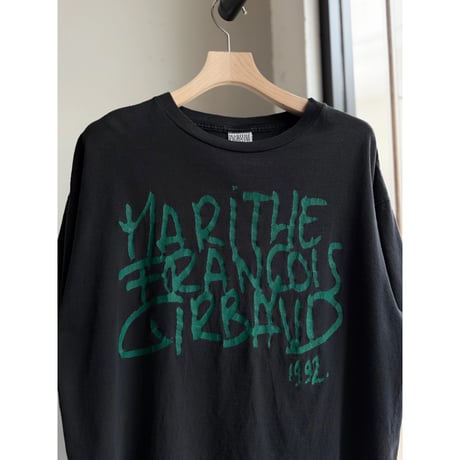 1990's "MARITHÉ FRANCOIS GIRBAUD" Wide & Short silhouette Printed Tee
