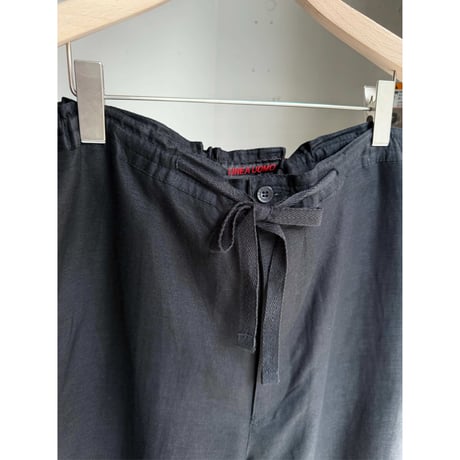 2000's Linen / Viscose fabric wide silhouette relaxing pants