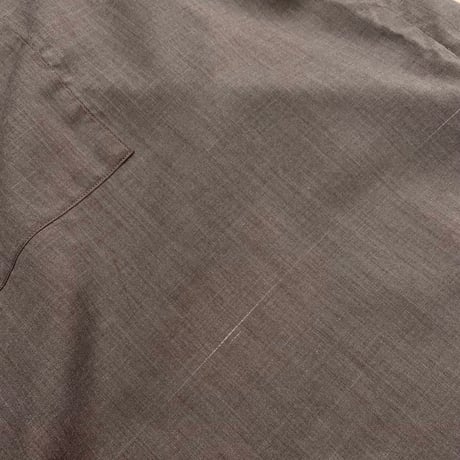 1970's FRANCE MADE Open collar short sleeve shirt
