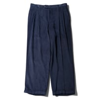 1990's ITALY MADE Viscose blend velvet fabric 2tuck slacks pants
