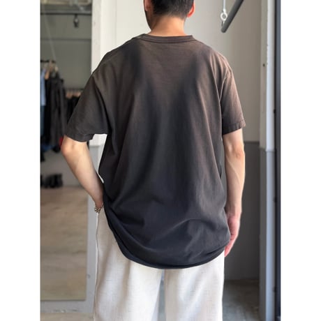 1980's Sun faded & Damaged Black Color Tee