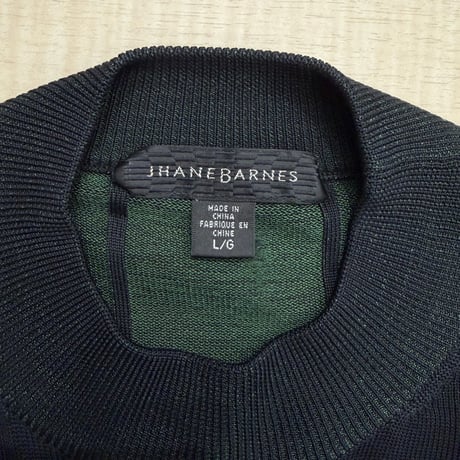 2000's "JHANE BARNES" Irregular rib silk knit pullover