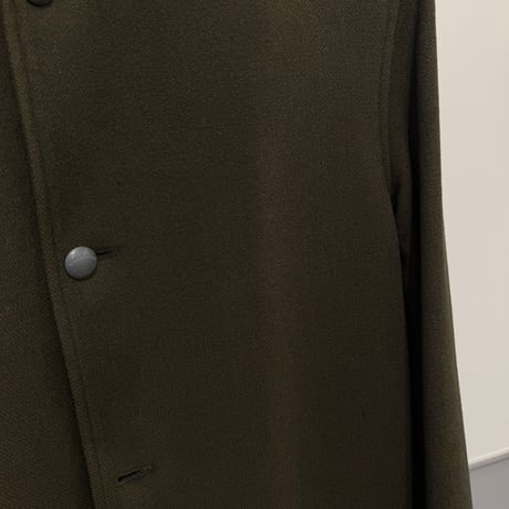 1990's "ARMANI JEANS" Wool blend four button padding jacket