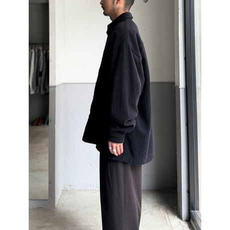 1990's "pierre cardin" Wool × Nylon Fabric 5pocket Relaxing Jacket