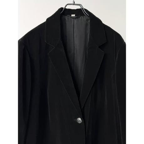 1990's Cotton Velvet Fabric Tailored Jacket