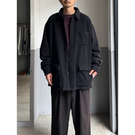 1990's "pierre cardin" Wool × Nylon Fabric 5pocket Relaxing Jacket