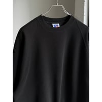 1990's EURO "RUSSELL ATHLETIC" Raglan Sleeve Blank Sweat Shirt