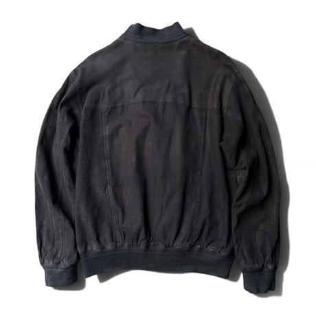 1990's Type A-1 Charcoal color nubuck leather jacket