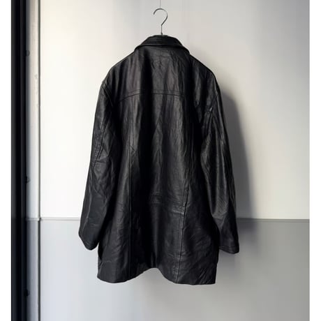 2000's〜 "WILSONS LEATHER" Leather 4button car coat