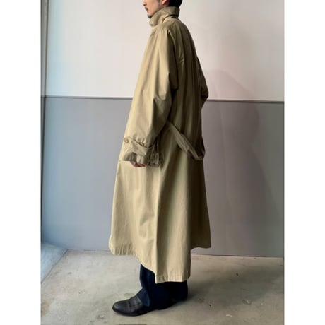 1990's "Polo by Ralph Lauren" One Panel Sleeve Cotton Long Coat