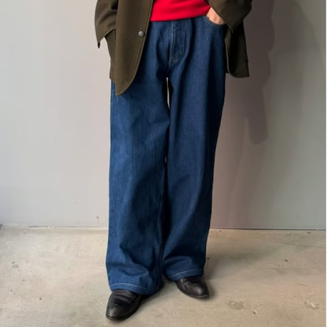 2000's Extra wide silhouette denim pants
