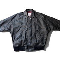 1990's Dolman sleeve leather jacket