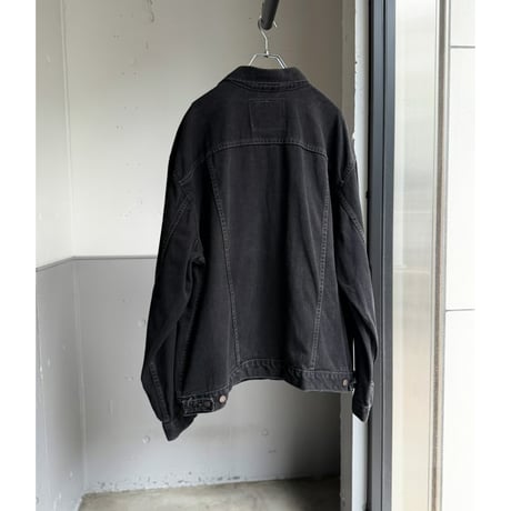 Early 2000's "Levi's" Black Denim Trucker Jacket