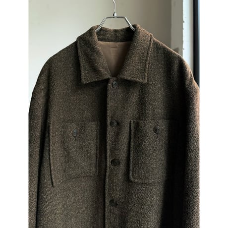 1990's-2000's Wool Blend Relaxing Tailored Jacket