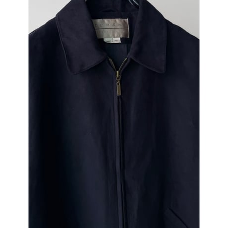 1990's Micro polyester suede drizzler jacket