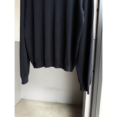 1990's "HAROLD POWELL" Silk / Cotton fabric knit pullover shirt