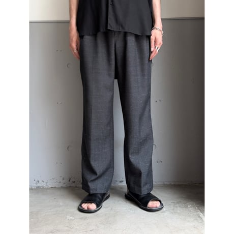 1980's USA MADE Gray × Pink color 2tuck slacks pants
