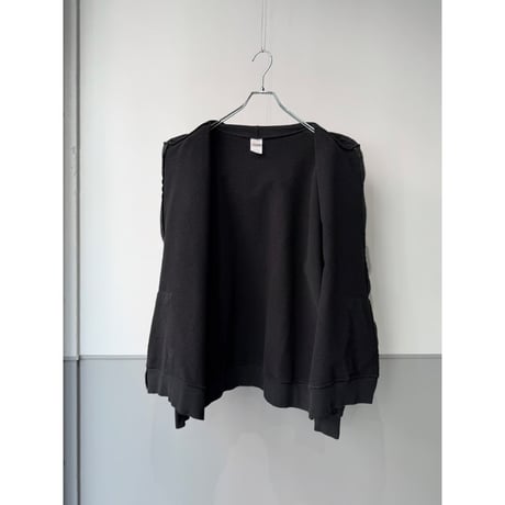 2000's〜 "Hanes Ultimate Cotton" Black Color Full-Zip Hoodie