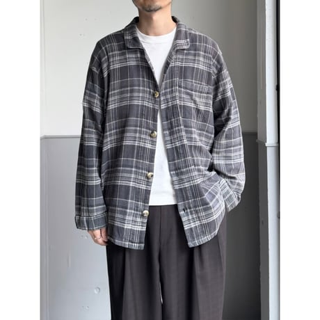 2000's "GEOFFERY BEENE" Cotton plaid pattern pajama shirt