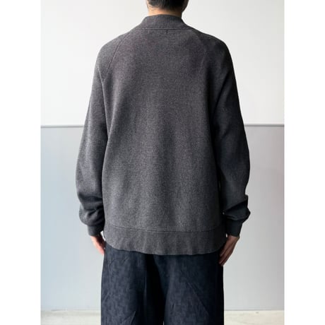 "BANANA REPUBLIC" Wool × Cotton Double-Zipper Knit Blouson