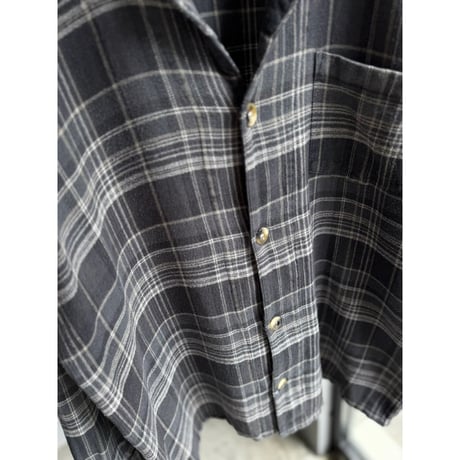 2000's "GEOFFERY BEENE" Cotton plaid pattern pajama shirt