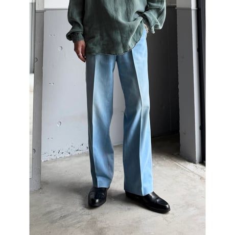 〜1980's "Levi's ACTION SLACKS" Faded color semi-flare pants