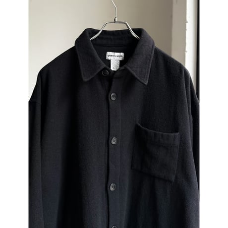 1990's "pierre cardin" Wool × Nylon Fabric 5pocket Relaxing Jacket