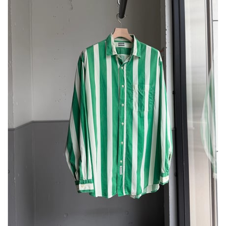 1990's "BONEVILLE" Long sleeve striped shirt
