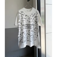 1980's "The Philadelphia Orchestra" MUSIC NOTES Printed Tee