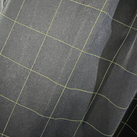 〜2000's "Franco Vessi" Windowpane pattern Inverted pleats slacks pants