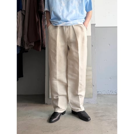 2000's Linen/Rayon fabric relaxing pants with 4pocket