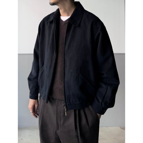 1990's Micro polyester suede drizzler jacket