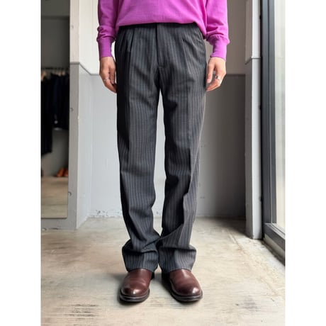 1980's-1990's "Christian Dior" USA MADE Semi-flare silhouette slacks pants