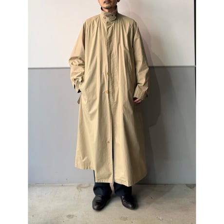 1990's "Polo by Ralph Lauren" One Panel Sleeve Cotton Long Coat