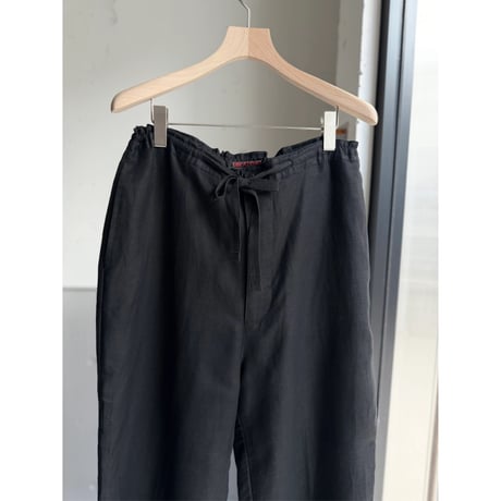 2000's Linen / Viscose fabric wide silhouette relaxing pants