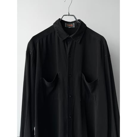 1990's USA MADE Garment Dyed Tencel Shirt