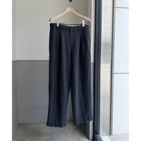 2000's Rayon blend 2tuck slacks pants