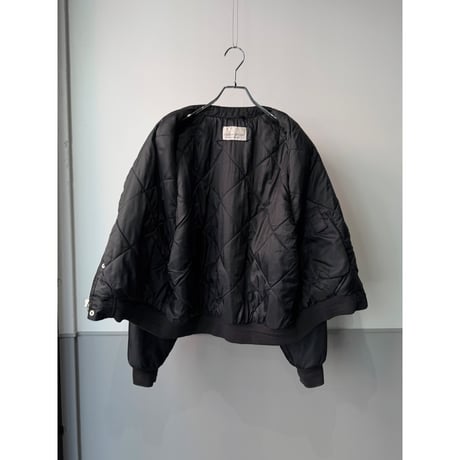 1990's Wide & Short Silhouette nylon shell padding jacket