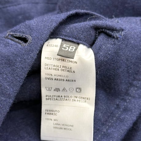 1990's "SOLEMARE FOR MAUS & HOFFMAN" ITALY MADE Wool valstar jacket