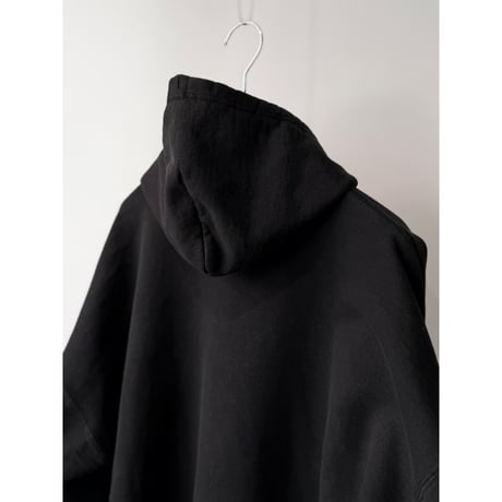 2000's〜 "Hanes Ultimate Cotton" Black Color Full-Zip Hoodie