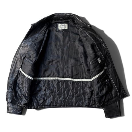 2000's Black Leather Drizzler Jacket
